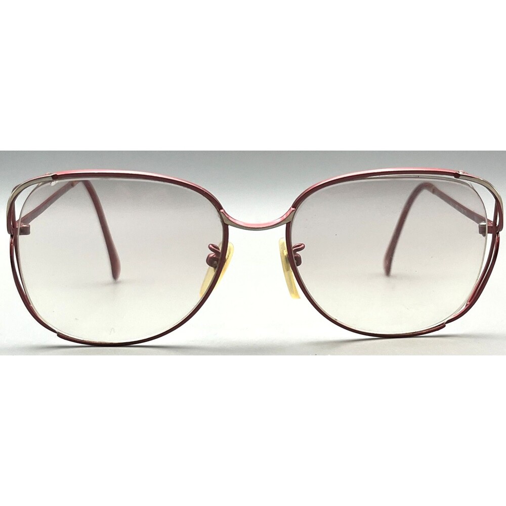 Vtg Kenmark Billy Dee's BD-05 Aviator Eyeglass Frames Burgundy 1980s
